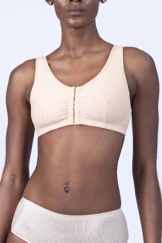 seamless lace tank topsThe Vivian Front Closure Bra in Honey Beige