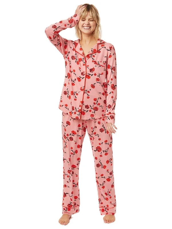 women's pajamas for a good night's sleepDAPHNE KNIT PAJAMAS