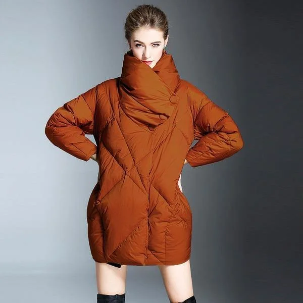 Women's Coats with ButtonsCasual Warm New Over size Clothing Pockets High Quality Women Coats