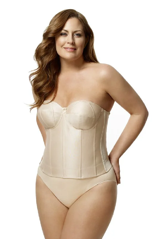 modal fiber high-leg briefsLongline Strapless Bra (Beige)