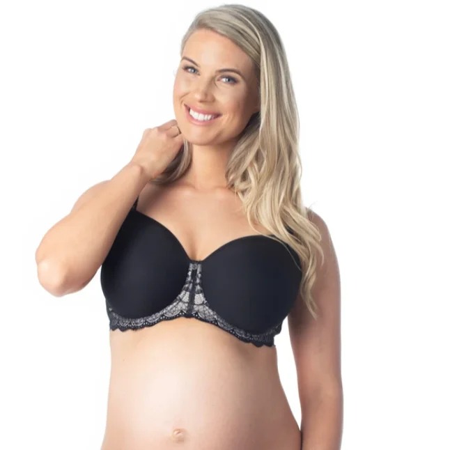 push-up bras for cleavageObsession UW Maternity Black