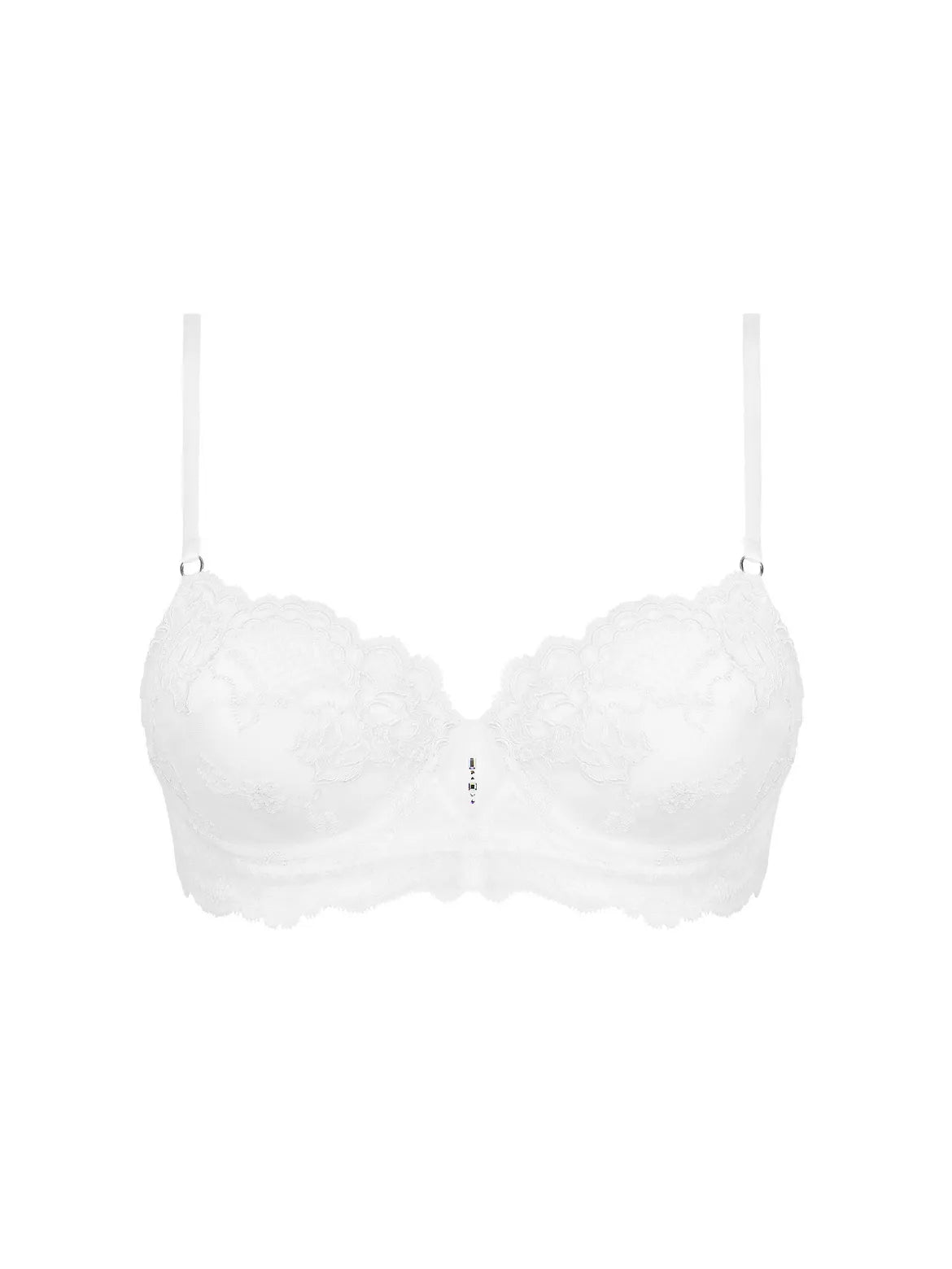 sports bras for small breastsLise Charmel Sublime en dantelle Half Cup Bra Blanc