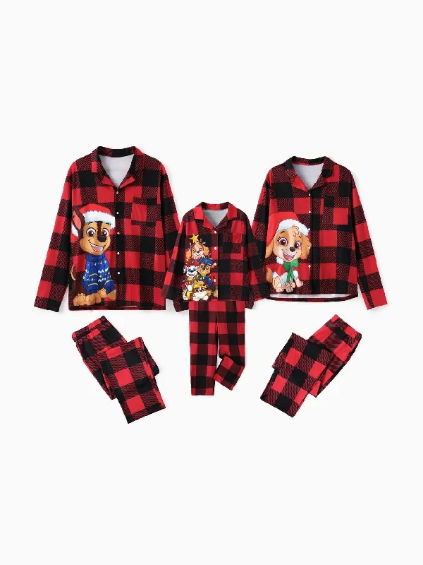 women's pajamas made from organic cottonFamily Christmas Plaid Design Pajamas Set