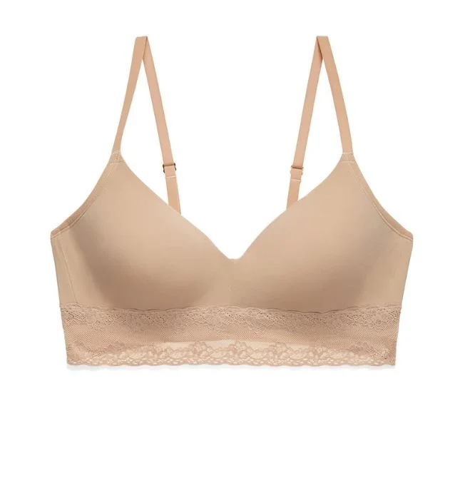 lace-detailed chemisesNatori Bliss Perfection Contour Wireless Bra | CAFE