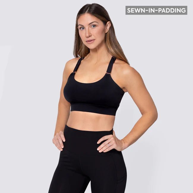 seamless silk lingerie setsIncline Strappy Back Sports Bra