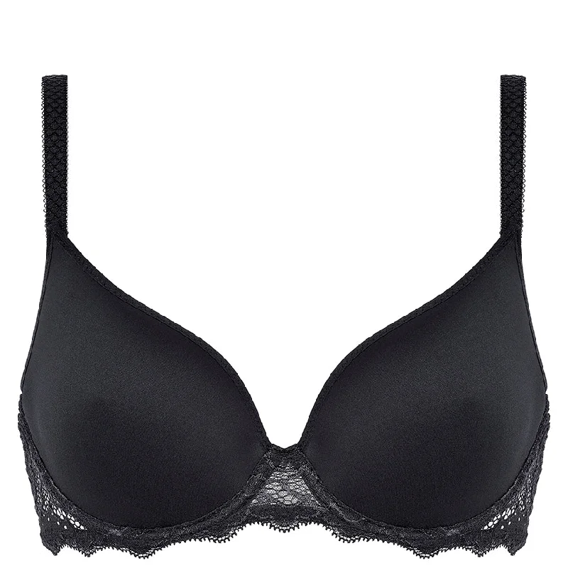 modal fiber high-waisted thongsSimone Perele Caresse Spacer Plunge Bra | BLACK