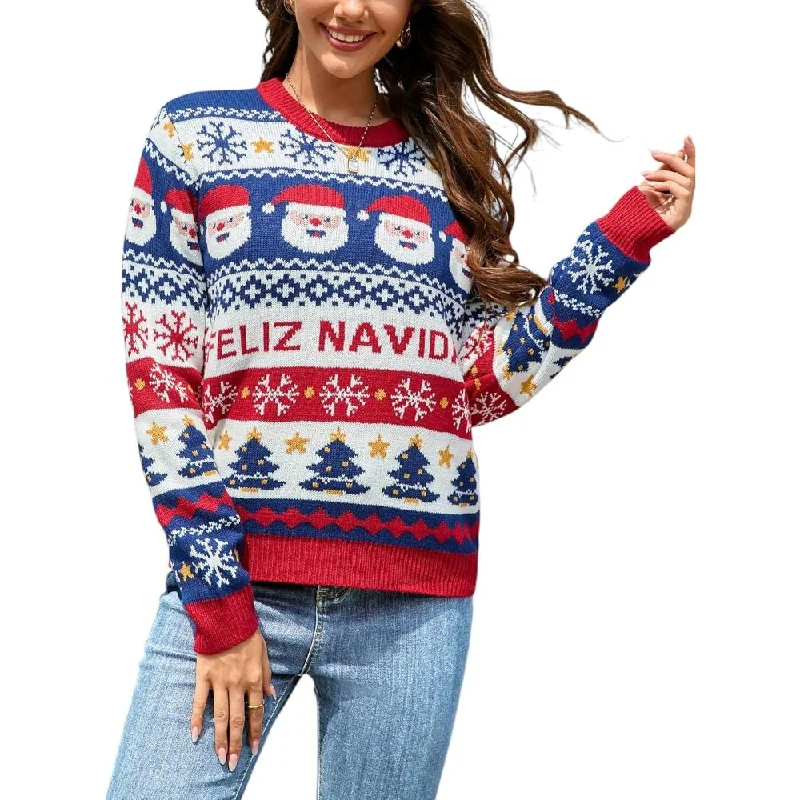 women's pajamas with a whimsical charmEmbellished Winter Christmas Holiday Sweaters