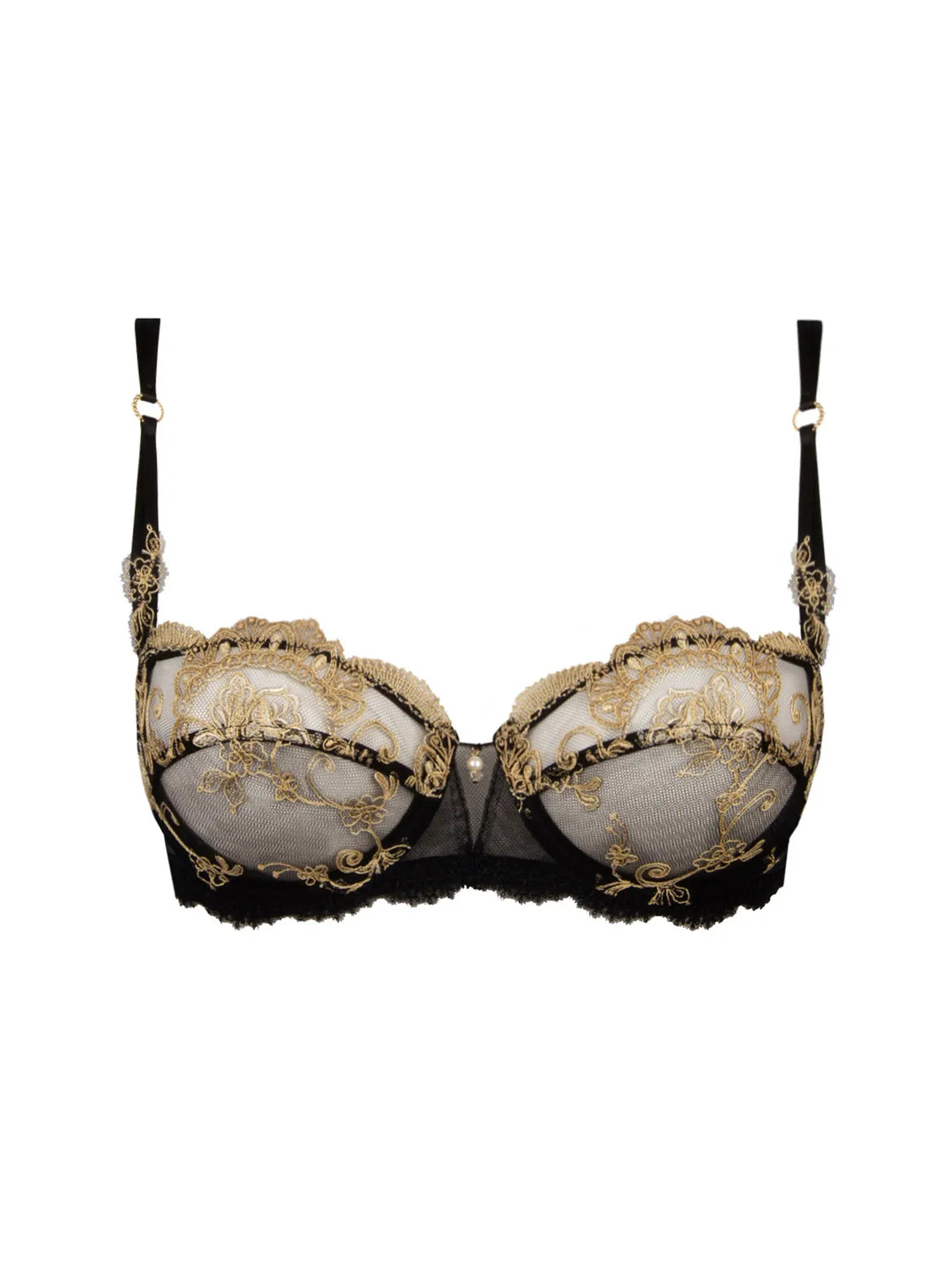 lightweight silk nightgownsLise Charmel Deesse en Glam Half cup bra Or glamour