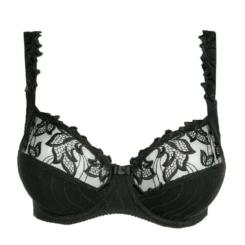 lace-trimmed chemise nightwearDeauville Full Cup Wire Bra (B to H Cup) in Black