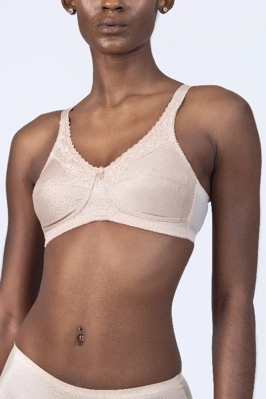 plus-size mastectomy brasThe Josie Bra in Honey Beige