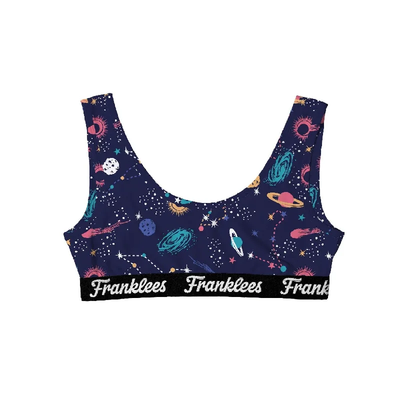 moisture-wicking activewear underwearBralette | Soft Cotton | Galaxy