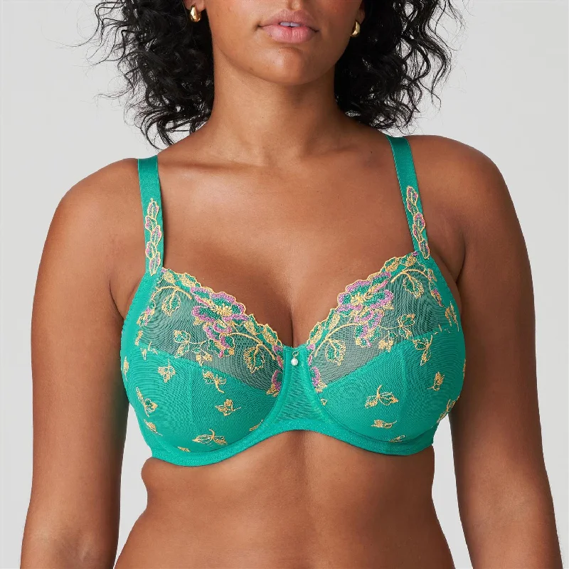 lightweight mesh sports brasLenca Full Cup Bh Sunny Teal