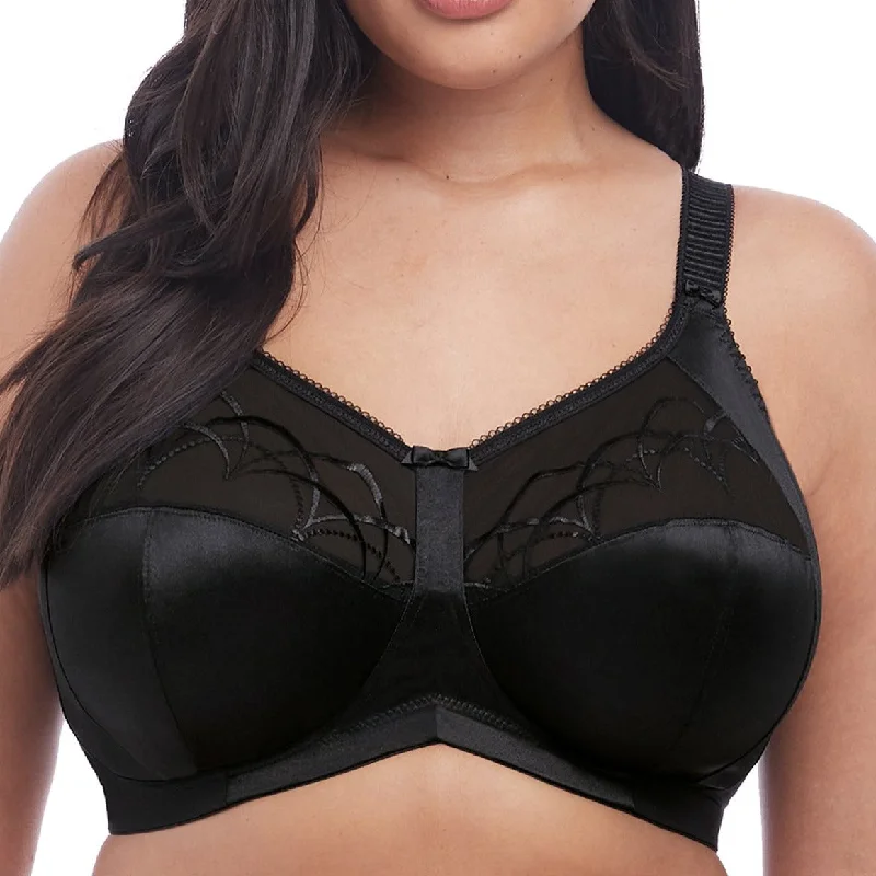 lace-embellished bralette and panties setsCate UW Black