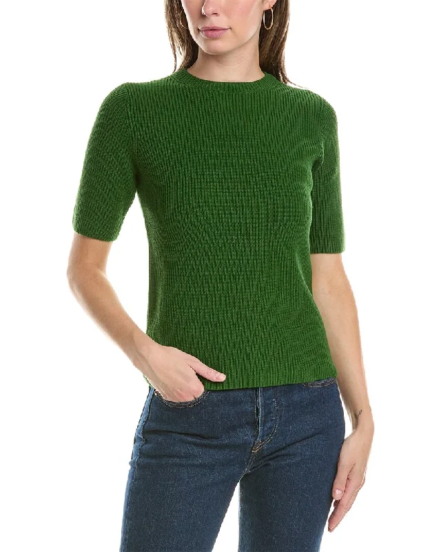 Women's Mandarin Collar SweatersVince Rib Sweater