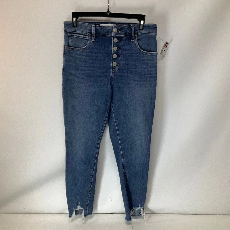 Women's Jodhpurs with Peter Pan CollarJeans Skinny By Abercrombie And Fitch In Blue Denim, Size: 6