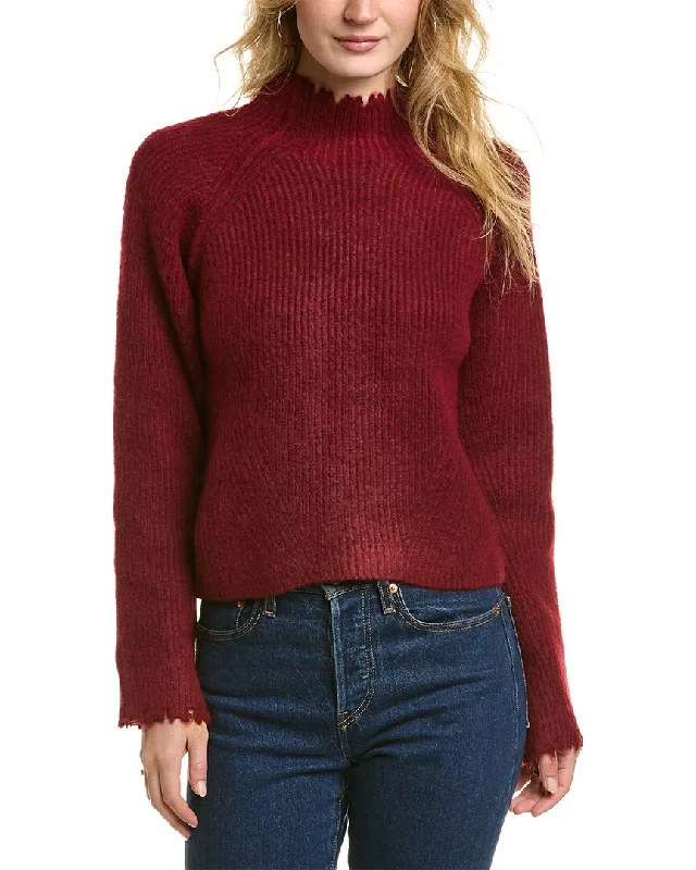 Women's Notched Collar SweatersFavorite Daughter The Oma Wool-Blend Sweater