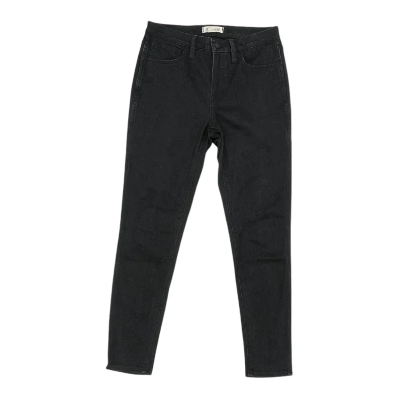 Women's Jodhpurs with V-Shaped CollarJeans Skinny By Madewell In Black Denim, Size:6