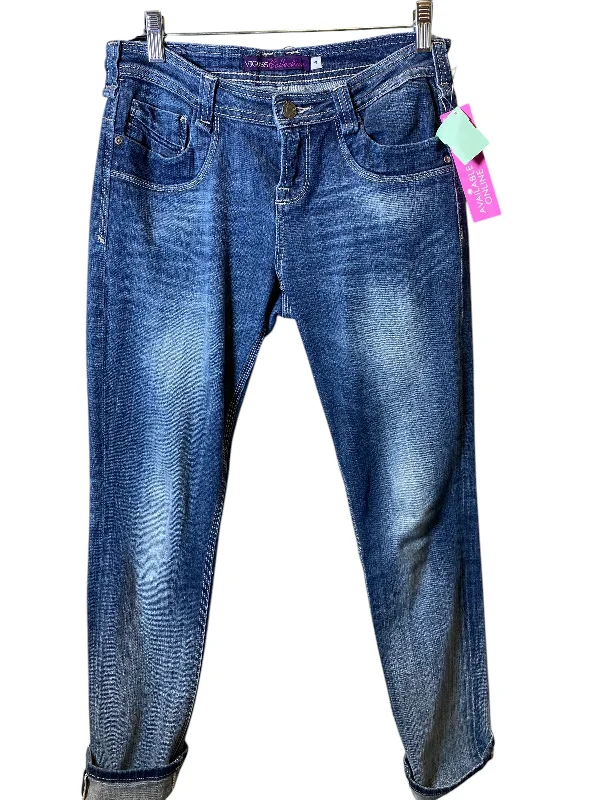  Women's High-Waisted PantsJeans Straight By Vigoss In Blue, Size: 5