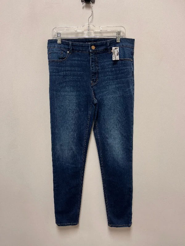 Women's Jodhpurs with Square NeckJeans Skinny By White House Black Market In Blue Denim, Size: 12