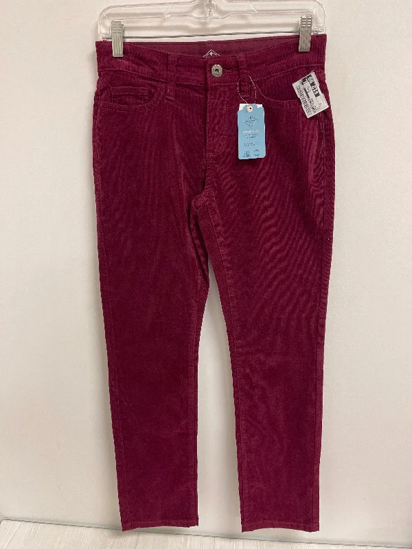 Women's Jodhpurs with V-Shaped CollarJeans Skinny By St Johns Bay In Red, Size: 2