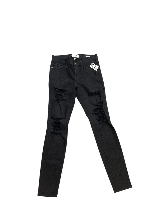 Women's Harem PantsJeans Skinny By Frame In Black, Size: 4