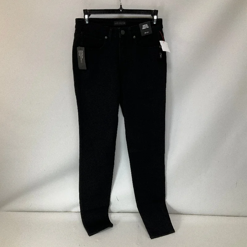 Women's Jodhpurs with ElasticJeans Skinny By Silver In Black Denim, Size: 2