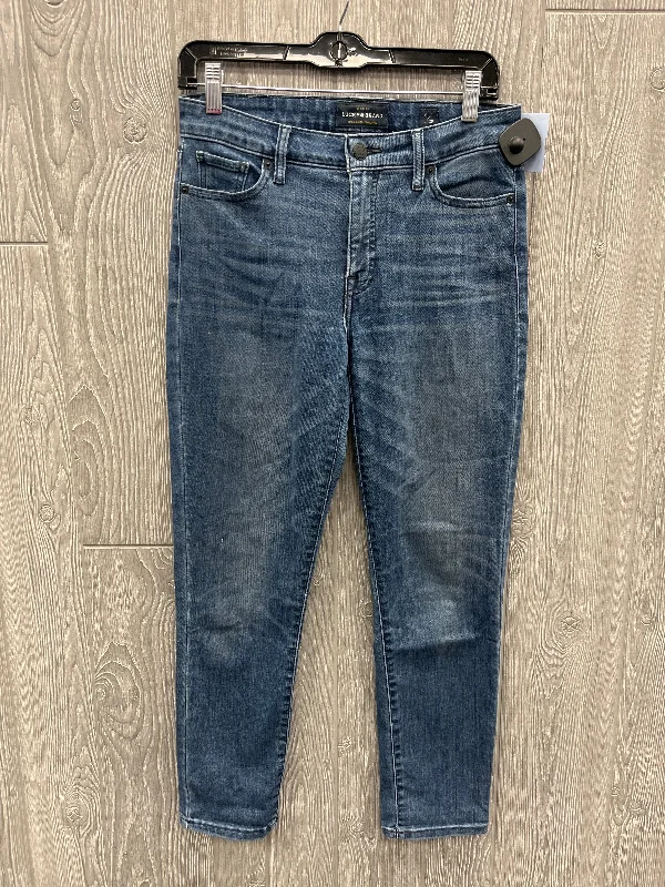 Women's Jodhpurs with Peter Pan CollarJeans Straight By Lucky Brand In Blue, Size: 6