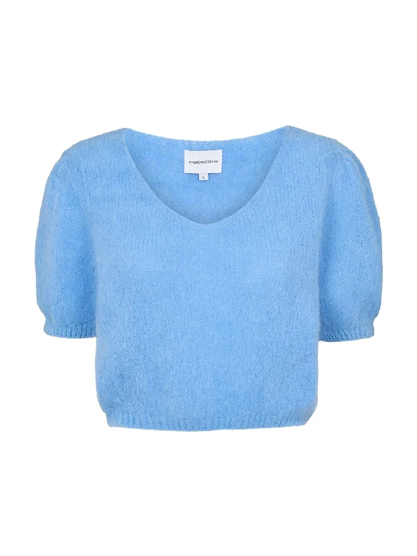 Women's High Collar SweatersLolanda Sweater - Sky Blue