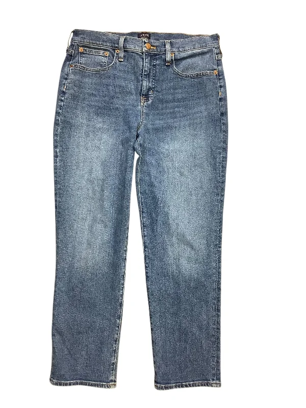 Women's Jodhpurs with Peter Pan CollarJeans Straight By J. Crew In Blue Denim, Size: 6