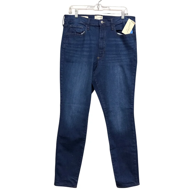 Women's Jodhpurs with Sweetheart CollarJeans Skinny By Universal Thread In Blue Denim, Size:14L