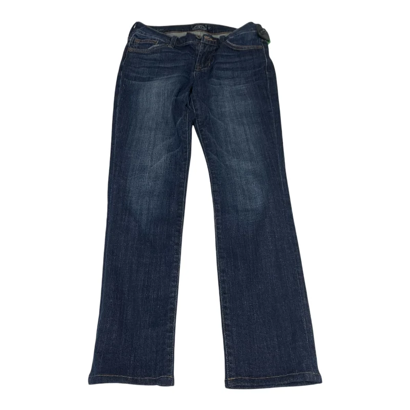 Women's Jodhpurs with Boat CollarJeans Straight By Lucky Brand In Blue Denim, Size: 0