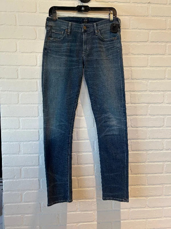 Women's Jodhpurs with Collarless NeckJeans Skinny By Citizens Of Humanity In Blue Denim, Size: 4