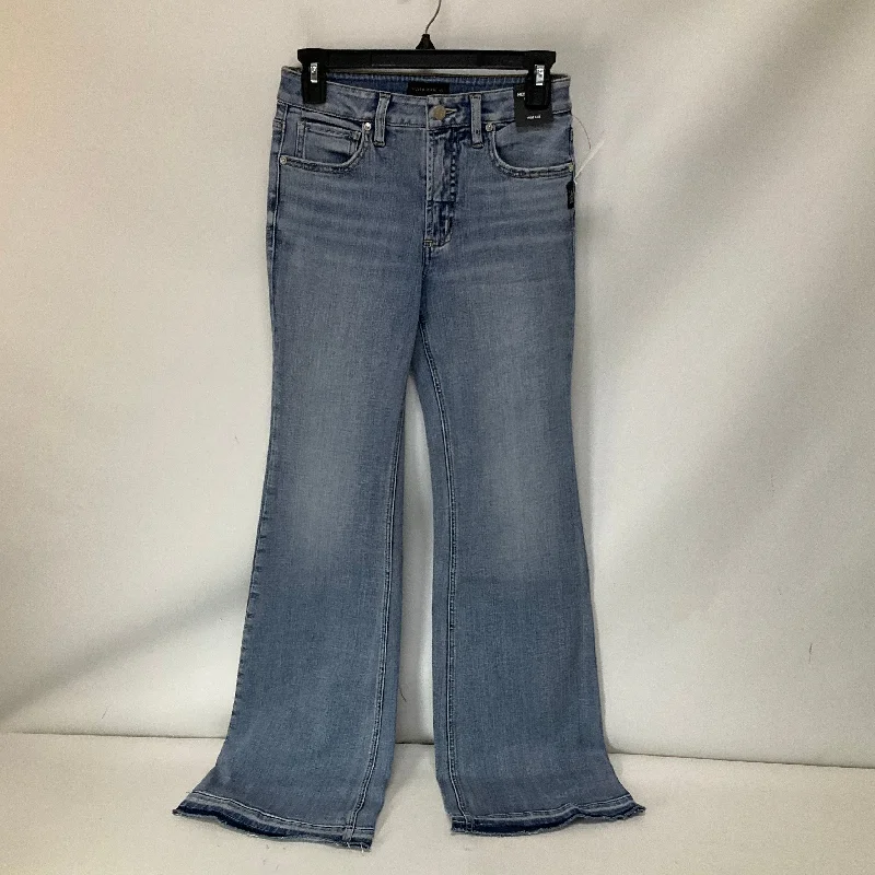 Women's Jodhpurs with Flared LegJeans Boot Cut By Silver In Blue Denim, Size: 2