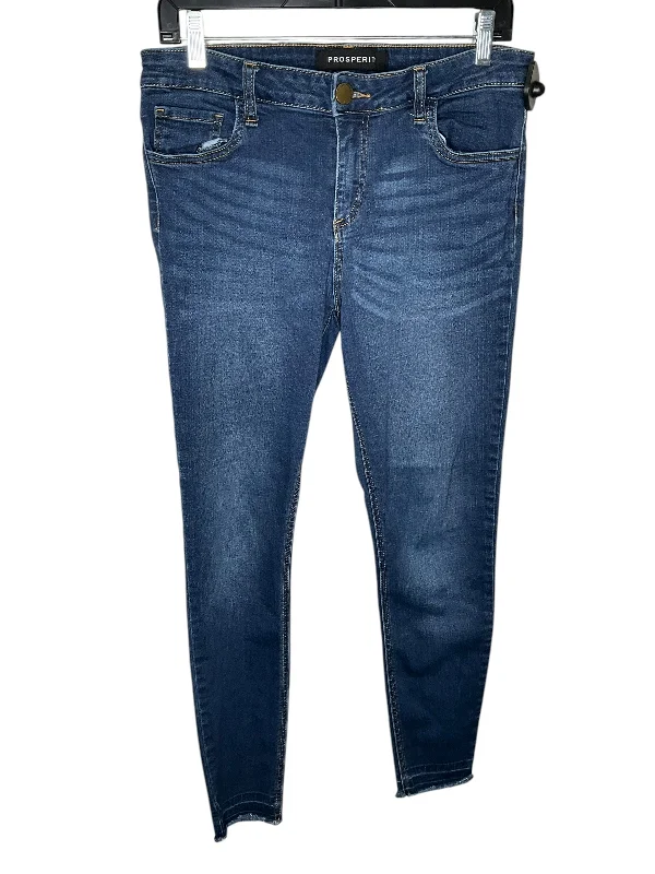 Women's Jodhpurs with Sweetheart NeckJeans Jeggings By Clothes Mentor In Blue Denim, Size: 12