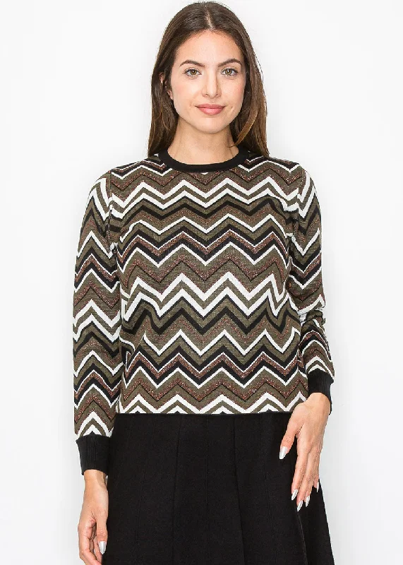 Women's Norwegian SweatersChevron Wave Sweater