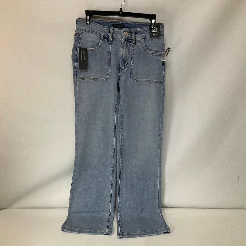 Women's Jodhpurs with Wide LegJeans Boot Cut By Silver In Blue Denim, Size: 2