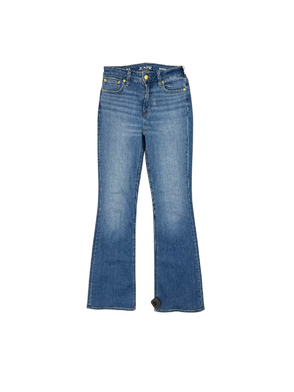 Women's Jodhpurs with Sweetheart NeckJeans Flared By J. Crew In Blue Denim, Size: 26