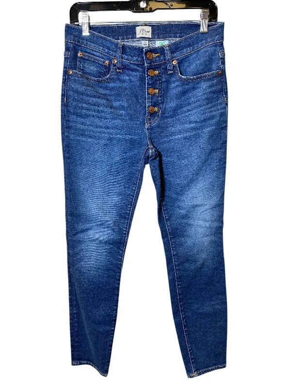 Women's Jodhpurs with Keyhole CollarJeans Skinny By J. Crew In Blue, Size: 4