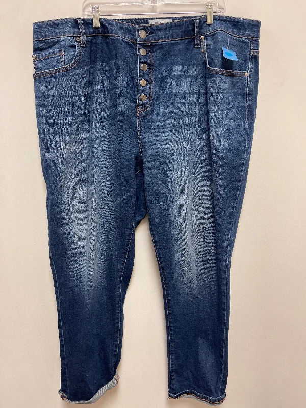 Women's LeggingsJeans Straight By Lane Bryant In Blue Denim, Size: 22