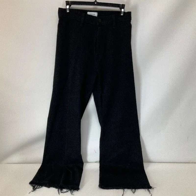 Women's SweatpantsJeans Wide Leg By Pistola In Black Denim, Size: 6