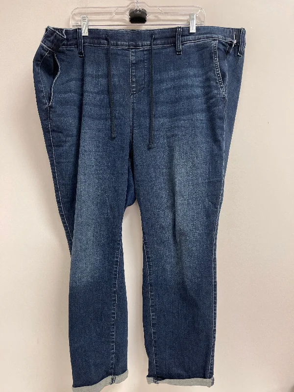 Women's Harem PantsJeans Straight By Torrid In Blue Denim, Size: 22