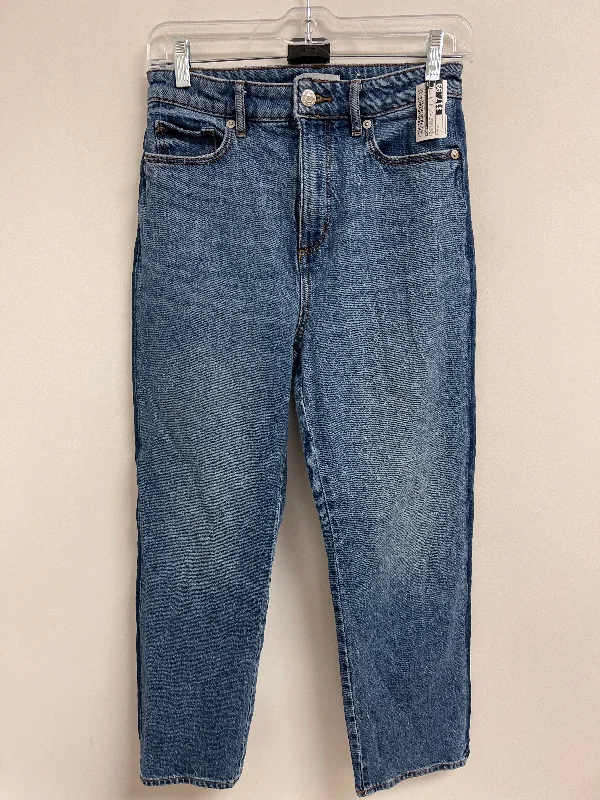 Women's Jodhpurs with Straight HemJeans Straight By Loft In Blue Denim, Size: 2