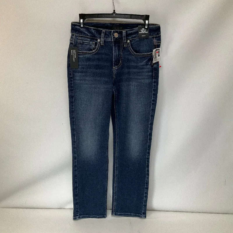 Women's Jodhpurs with Cropped LengthJeans Skinny By Silver In Blue Denim, Size: 2