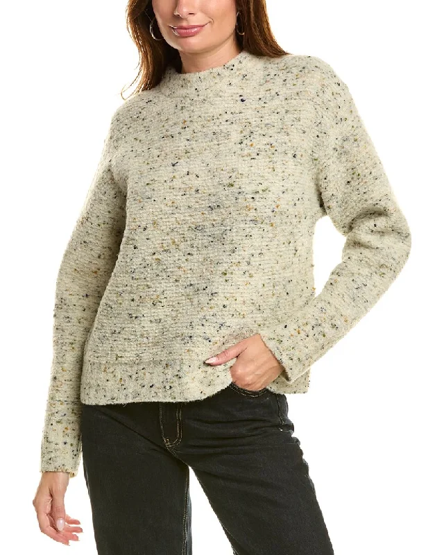 Women's Lithuanian Wool SweatersTheory Boxy Wool-Blend Sweater