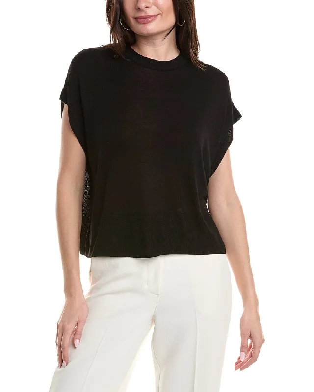 Women's Three-Quarter Sleeve SweatersVince Camuto Dropped-Shoulder Top