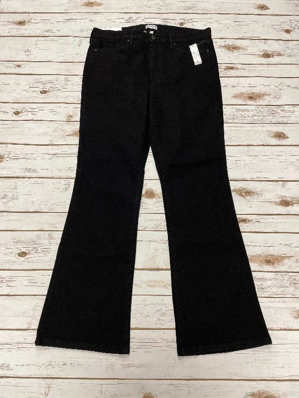 Women's Jodhpurs with High WaistJeans Boot Cut By Jessica Simpson In Black, Size: 14