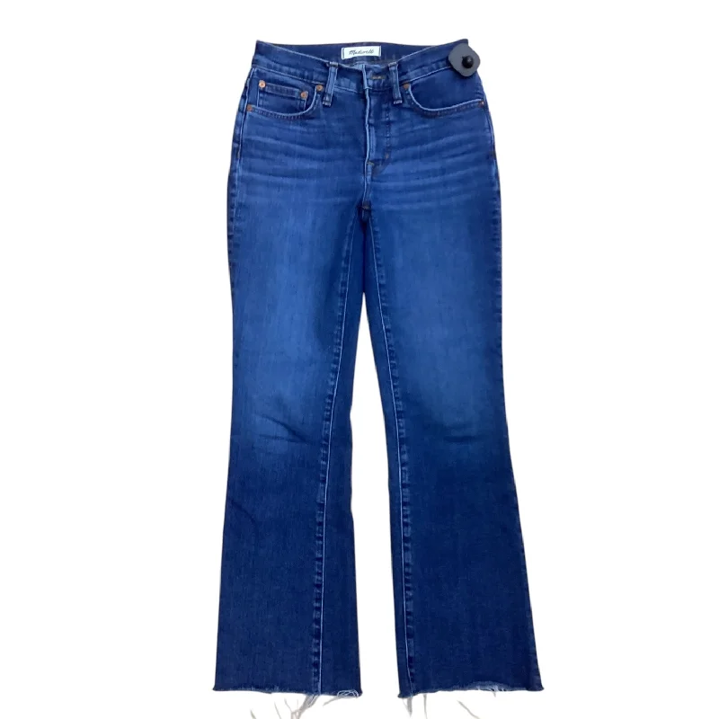 Women's SlacksJeans Designer By Madewell In Blue Denim, Size: 0