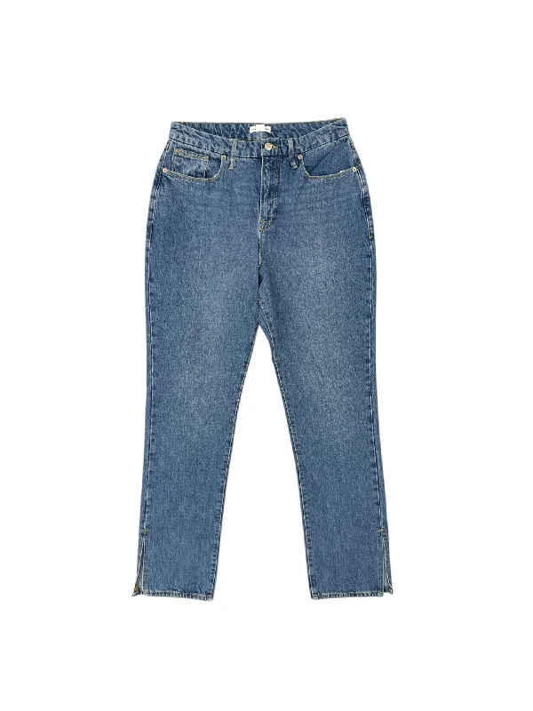 Women's Jodhpurs with Straight HemJeans Straight By Good American In Blue Denim, Size: 30