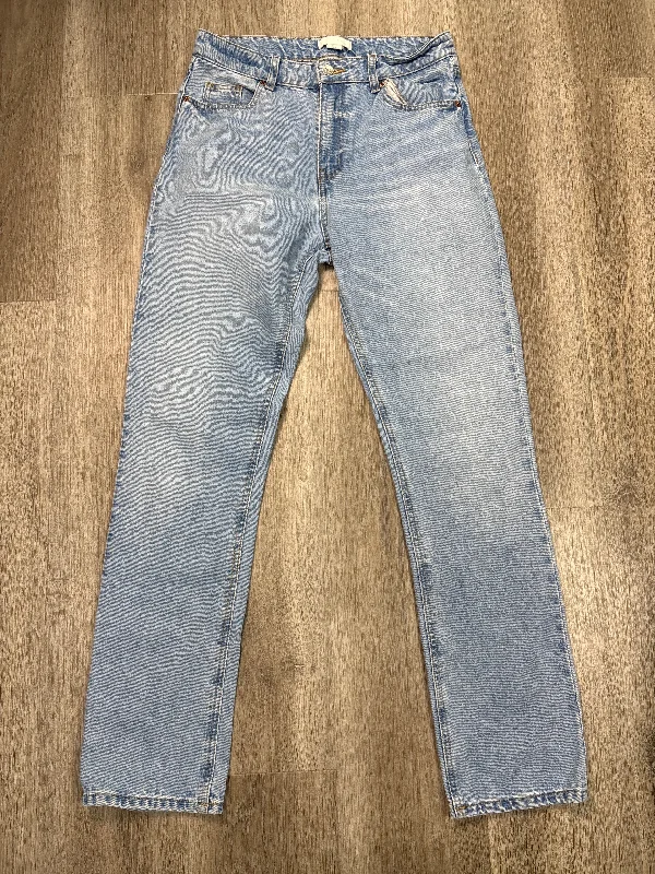 Women's Jodhpurs with Cropped LengthJeans Straight By H&m In Blue Denim, Size: 6