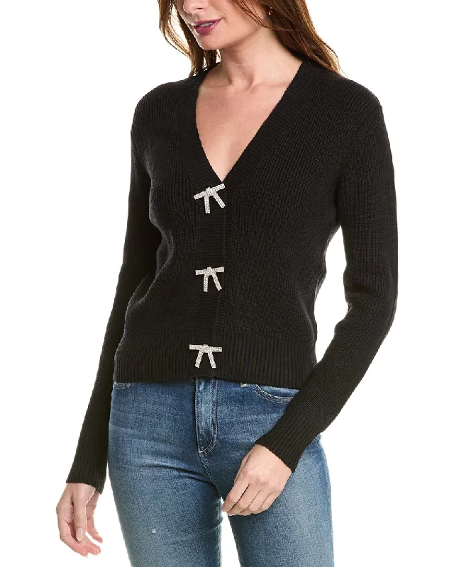 Women's V-Shaped Collar SweatersRain + Rose Cardigan